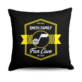 NBA Utah Jazz Dominion Personalized Throw Pillow 18√ó18 Inches