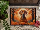 Rhodesian Ridgeback Fall Doormat Front Door Mat Indoor Outdoor Rugs for Entryway, Non Slip Washable Low Pile, 24H X 36W