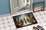 Goblins Spooky Halloween Doormat Front Door Mat Indoor Outdoor Rugs for Entryway, Non Slip Washable Low Pile, 24H X 36W