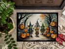 Goblins Spooky Halloween Doormat Front Door Mat Indoor Outdoor Rugs for Entryway, Non Slip Washable Low Pile, 24H X 36W