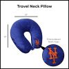 MLB New York Mets Applique Neck Pillow 12x13 Inches