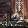 Scottish Terrier Spooky Halloween Throw Pillow Machine Washable, Indoor Outdoor Decorative Pillow for Couch, Bed or Patio, 18Hx18W