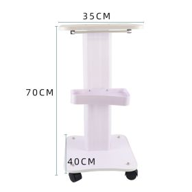 Rolling Cart Organizer Trolley Storage Cart SPA Machine Organizer Stand Device 360¬∞Rotatable Beauty Salon Trolley SPA Equipment (Color: Trolley 2)